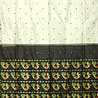Pochampally Silk Saree in Black and Ivory