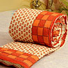 Cotton Jaipuri Razai With Checkered Borders
