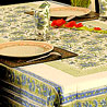 Hand Block Printed Table Cover with 6 Napkins