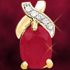 Diamond & Ruby Pendant