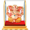 Gold Plated Ganesha Idol