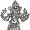 Fully Ornamented White Metal Ganesha